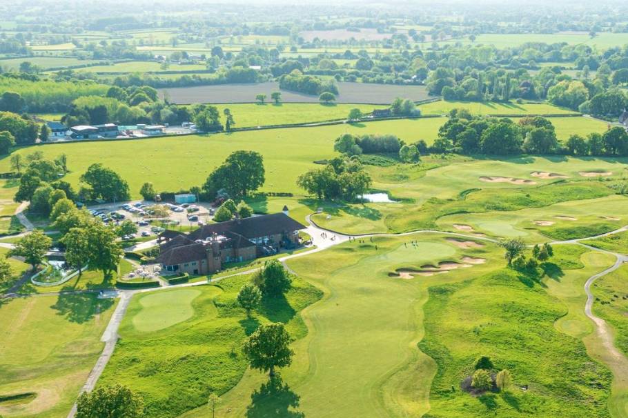 Birds eye view of Chart Hills