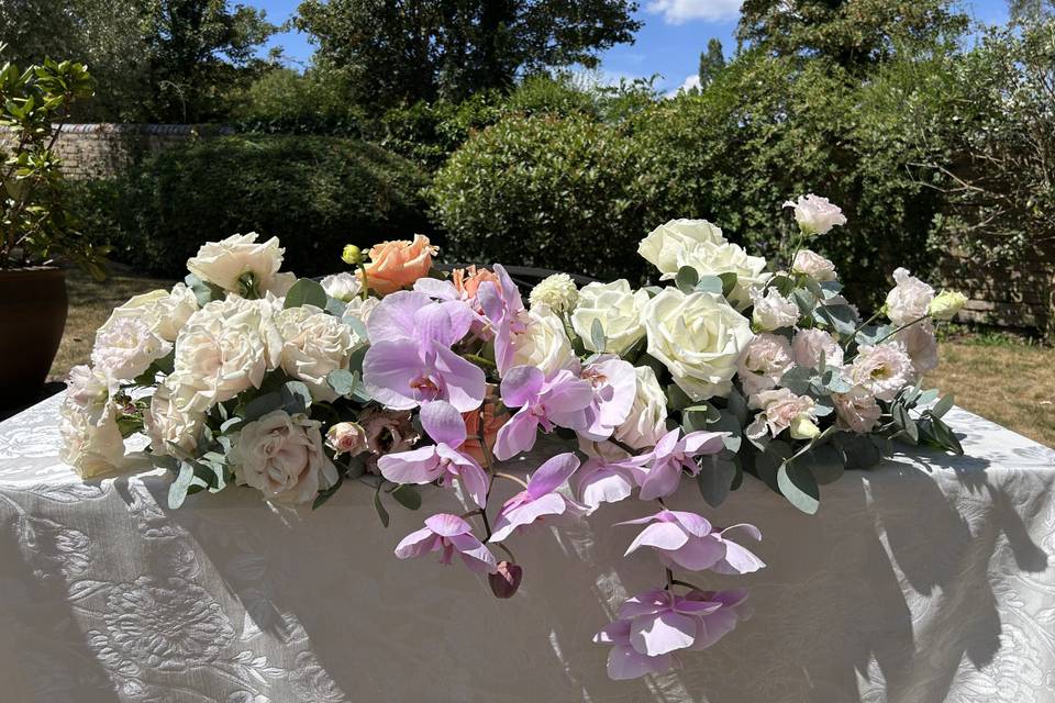 Signing Table Arrangement