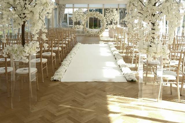Blossom Aisle decor