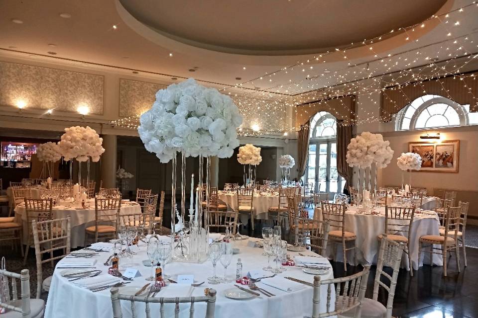 Flower ball centrepieces