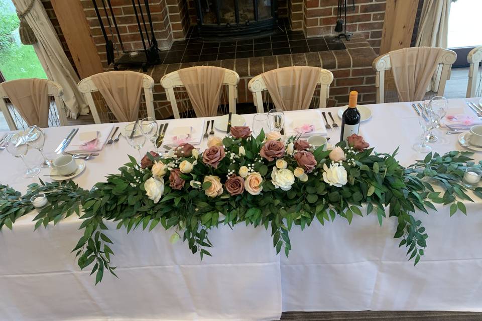 Ophelia Top Table Flowers