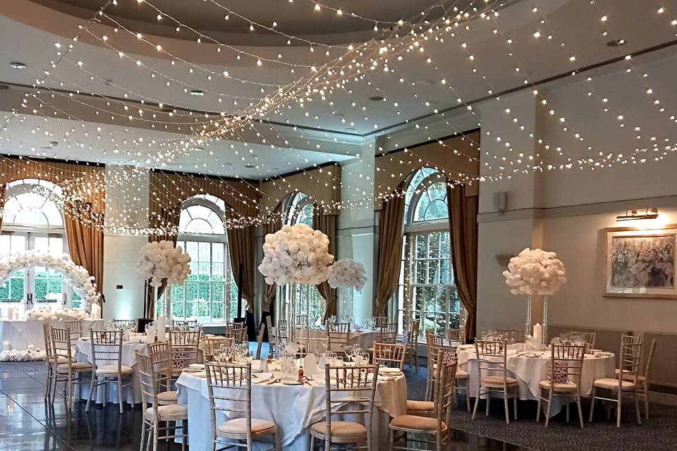 Flower ball centrepieces