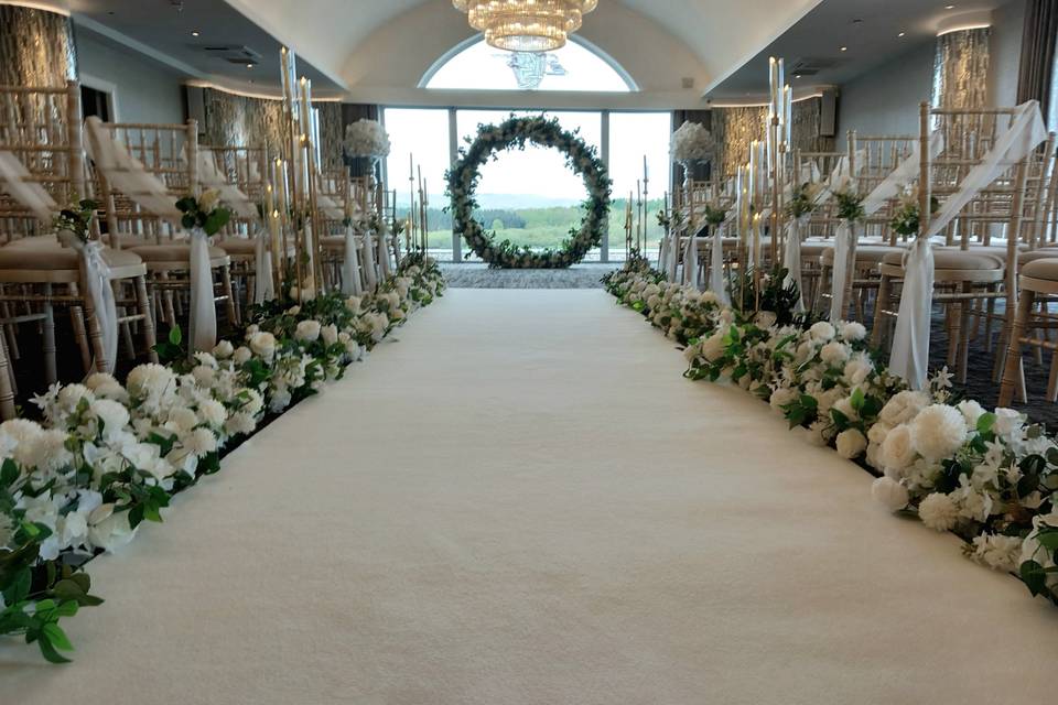 Floral Aisle Runner