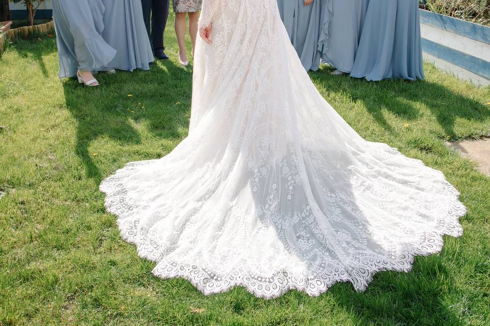 Dress reveal