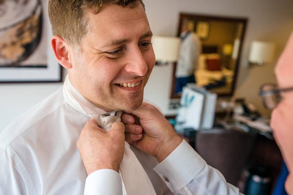 Groom prep