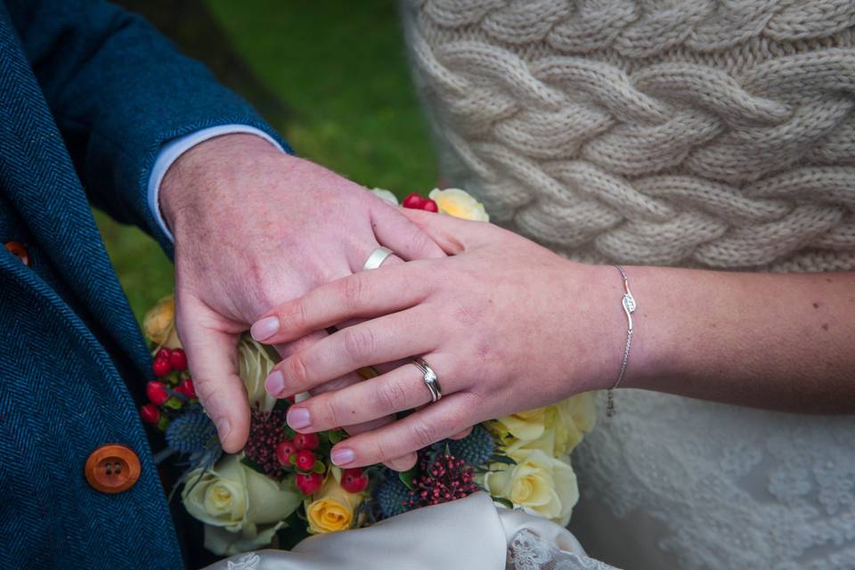 Jennie & Darren wedding rings