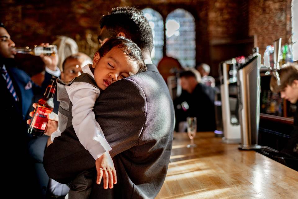 Delight for the newlyweds - David Cullimore Photography