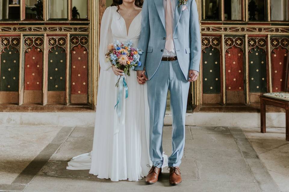 Post-ceremony smiles