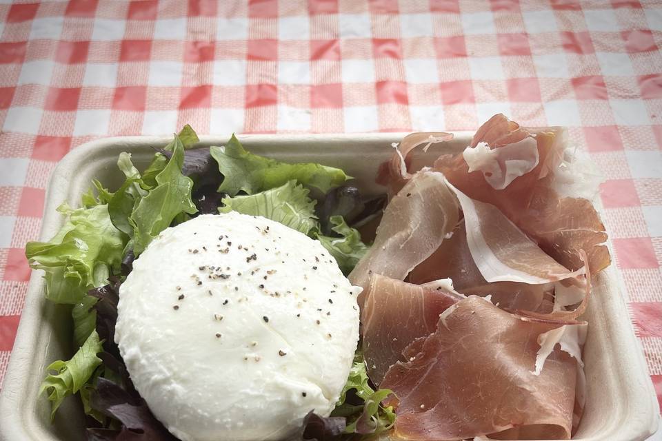 Burrata and Parma Ham