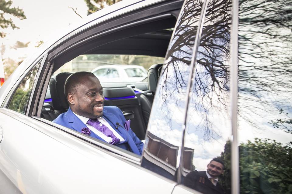 Nervous groom