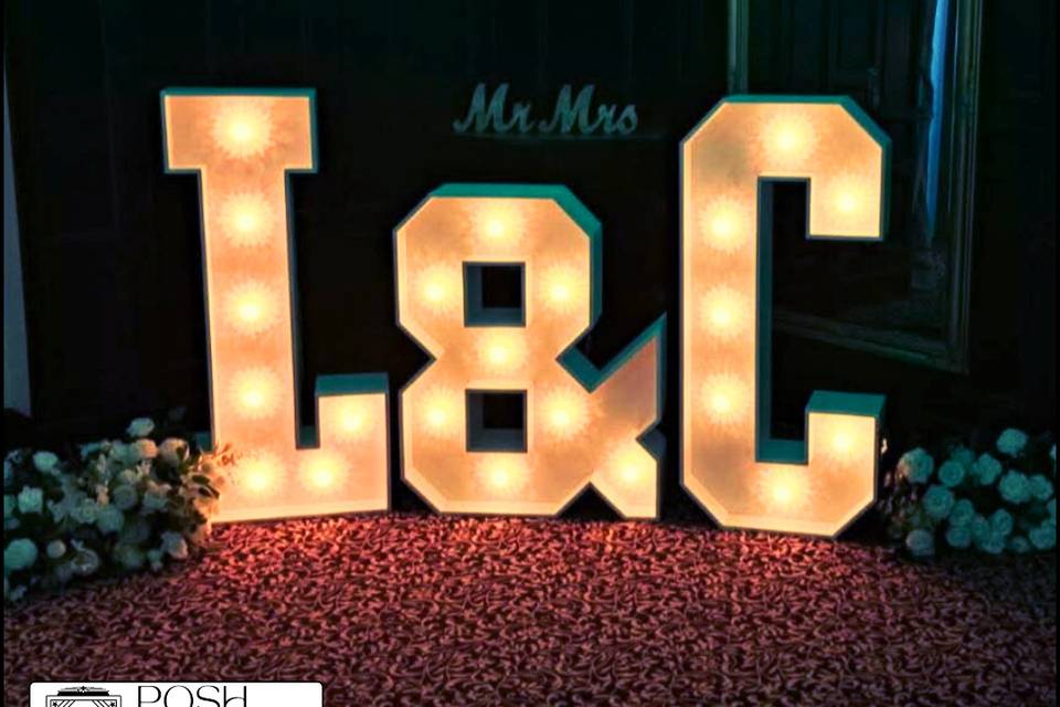 Your Initials in Lights