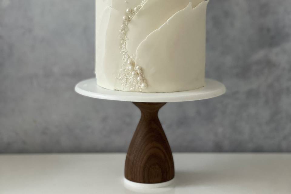 Contemporary Wedding Cake