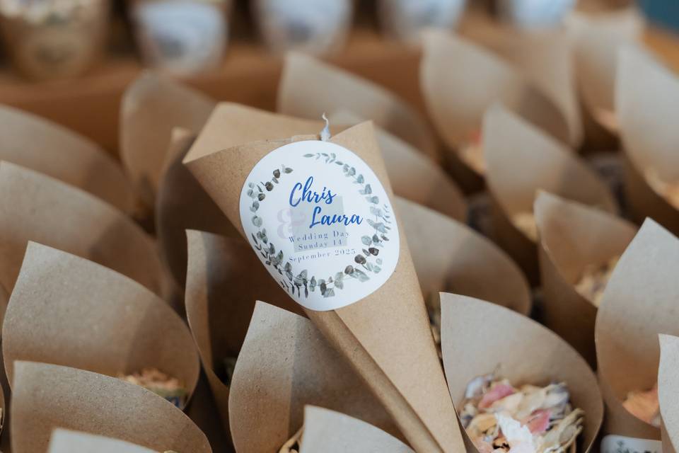 Confetti cones
