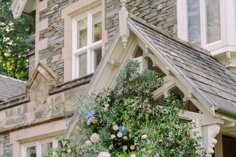 Front Porch Wedding Flowers