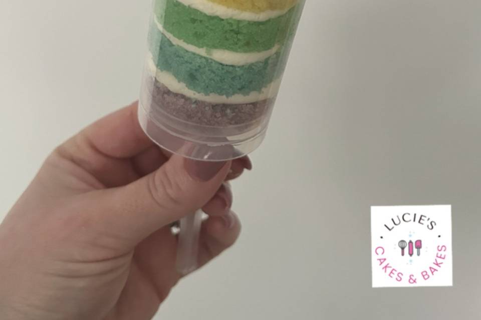 Rainbow push pop