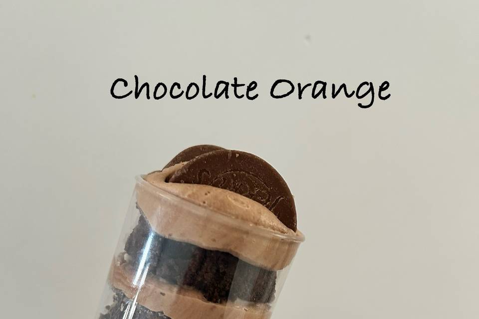 Chocolate Orange Cake Pushpop