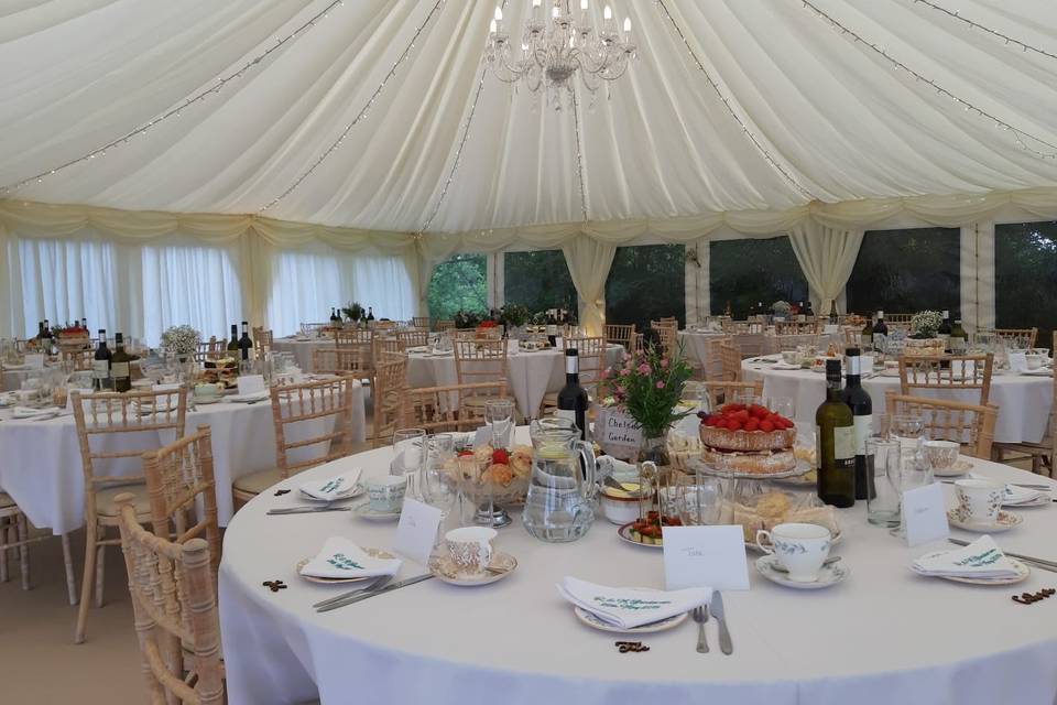 Marquee wedding