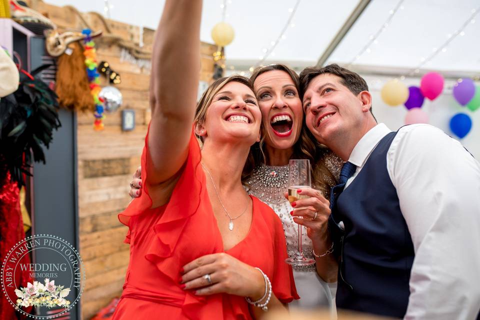 Bridal selfie