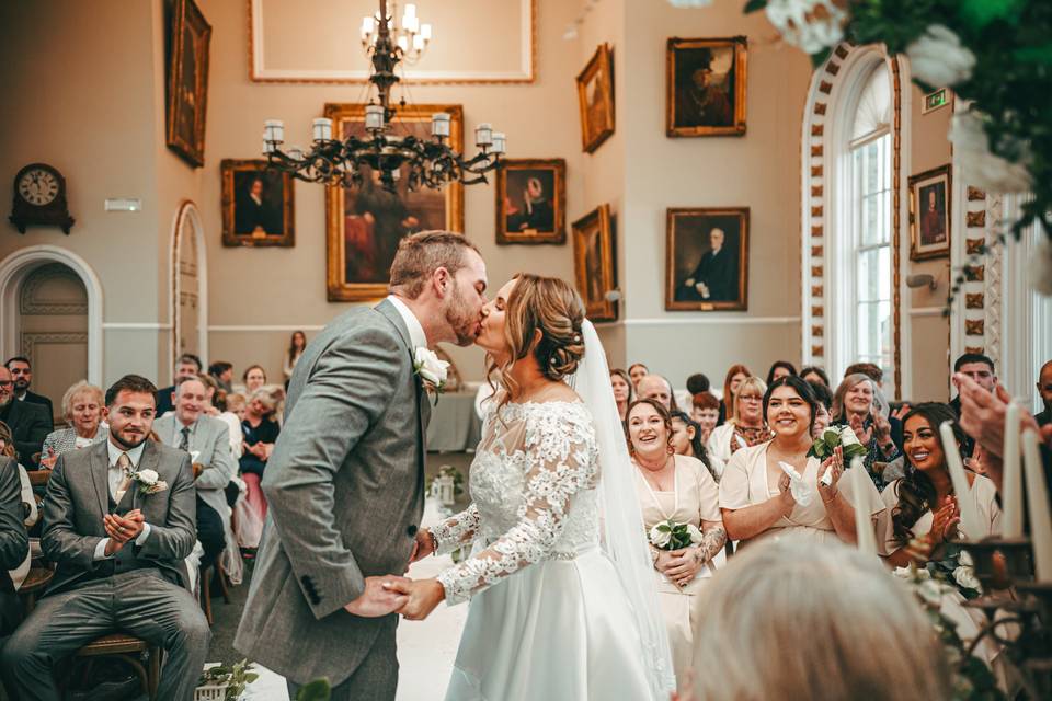 You may now kiss the bride!