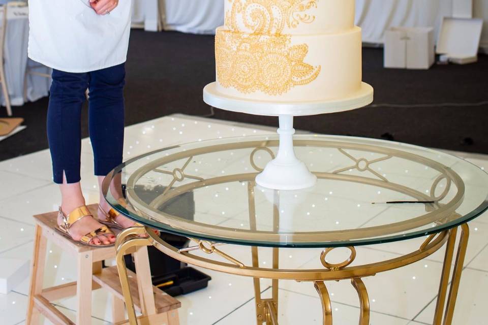 Asian wedding cake