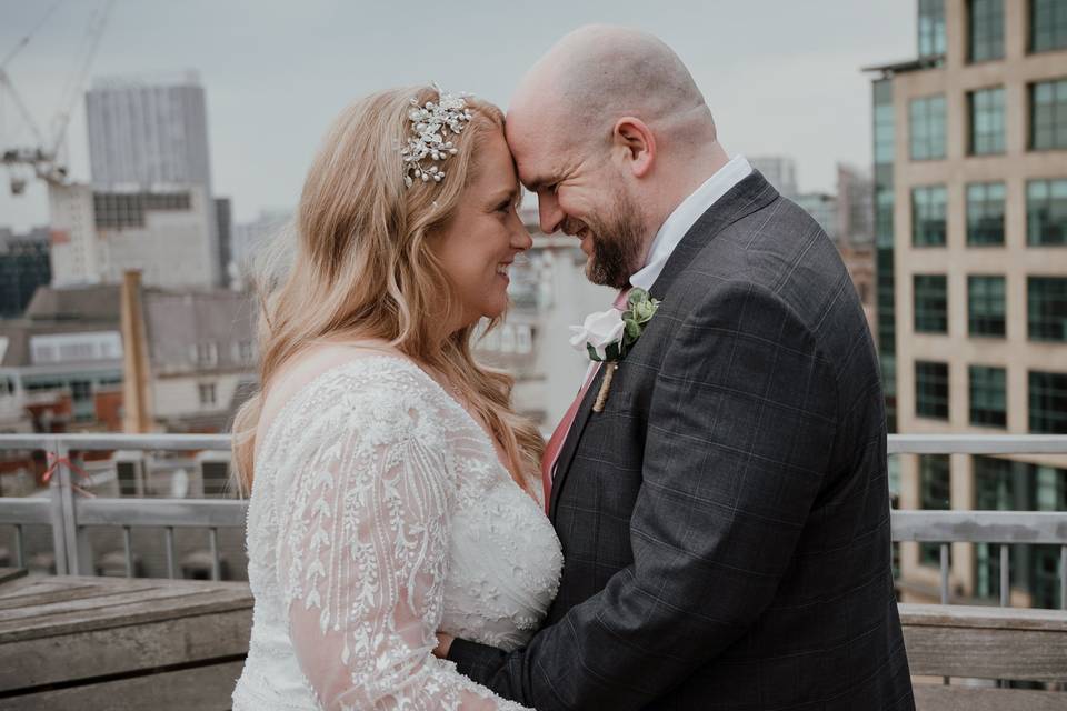 City Wedding Roof Top