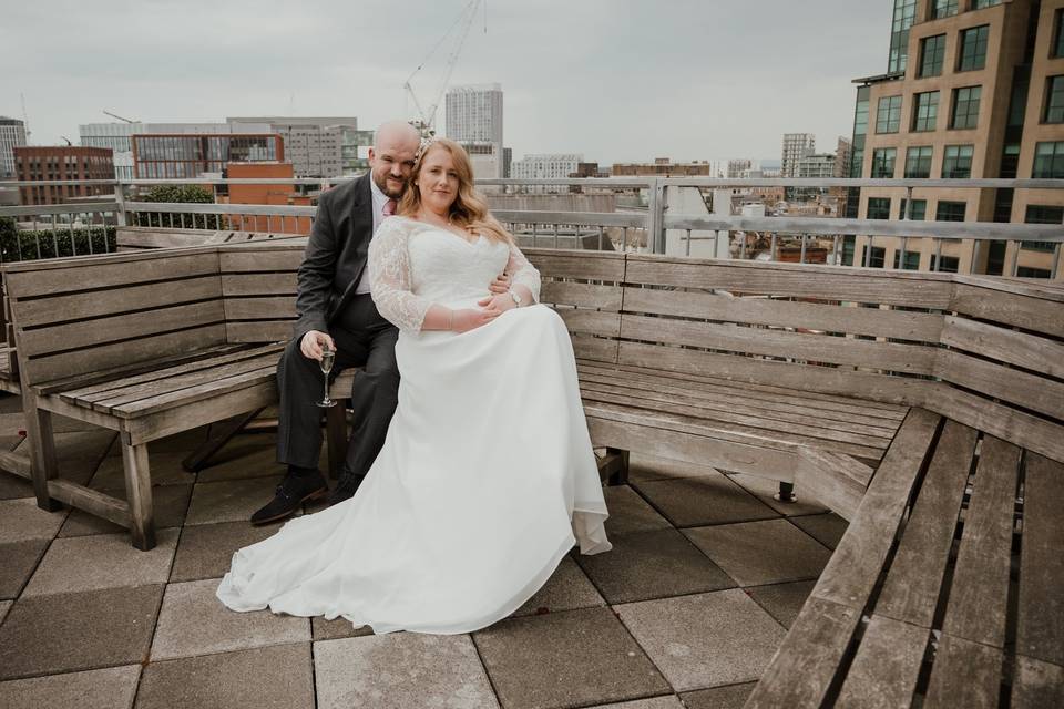 City Wedding Roof Top