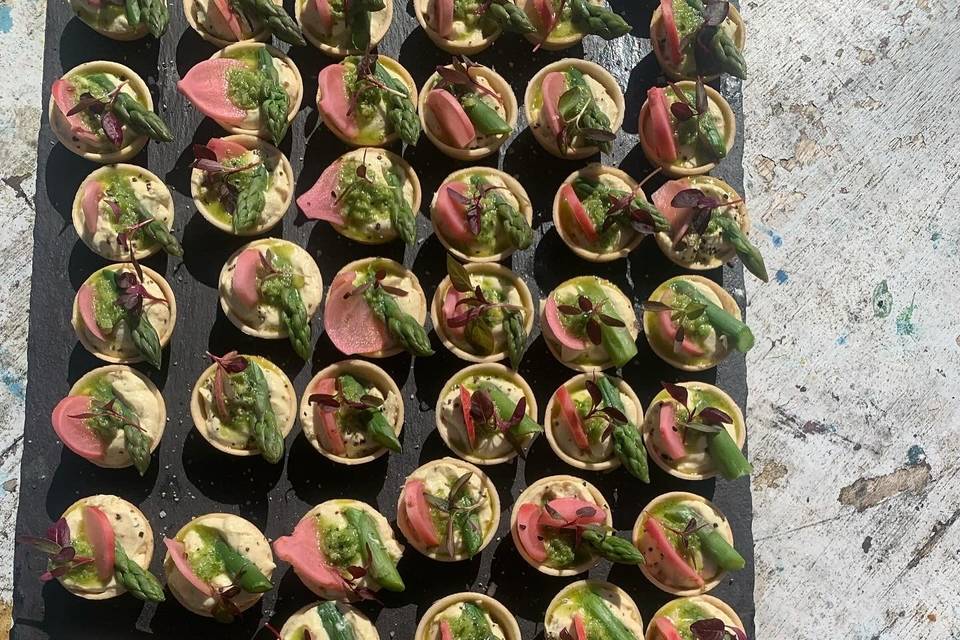 Spring Canapes Tartlets
