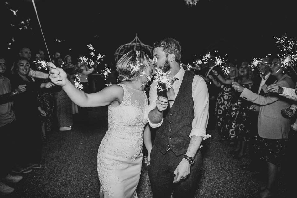 Sparkler shot