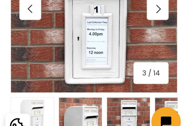 White postbox hire