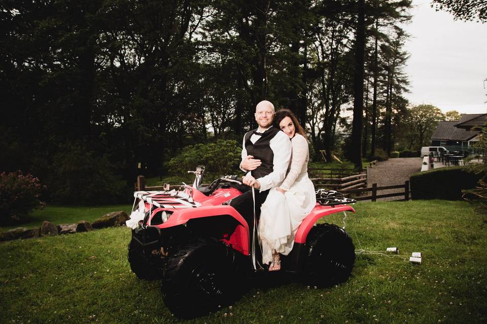 Pembrokeshire Wedding Quadbike