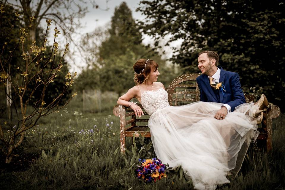 Natural wedding portraits