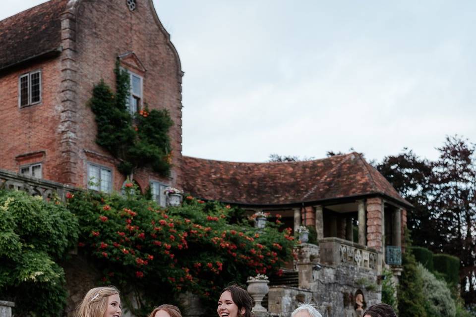 Bridesmaids at Port Lympne