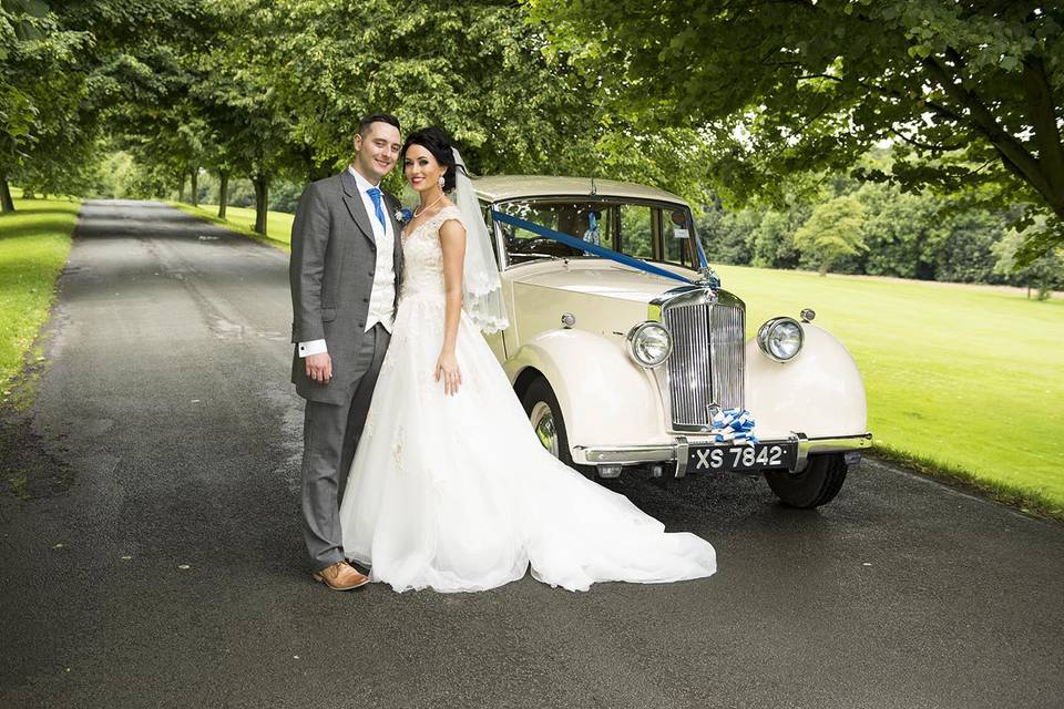 Beautiful couple & car