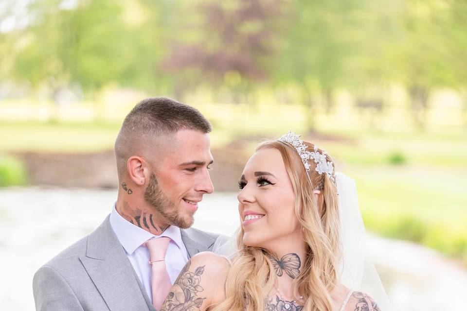 A handsome couple