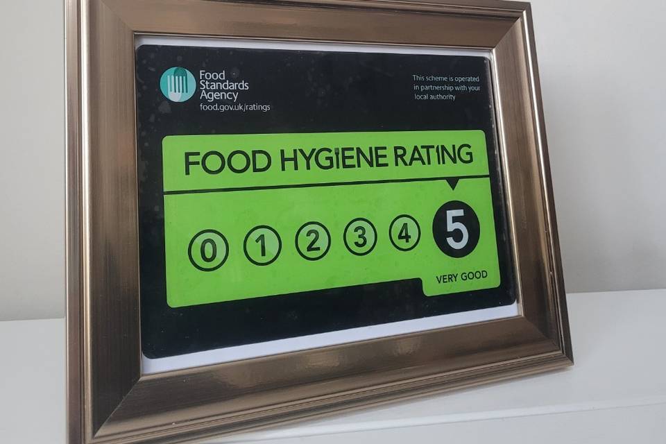 5 star food hygiene rating