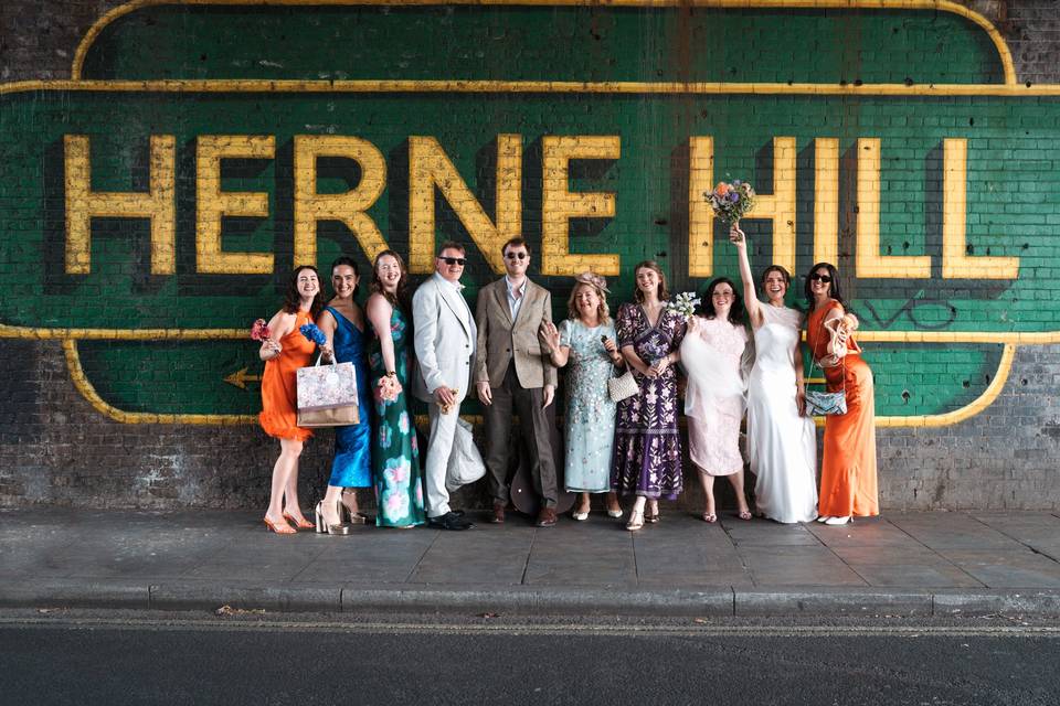 Wedding party Herne Hill