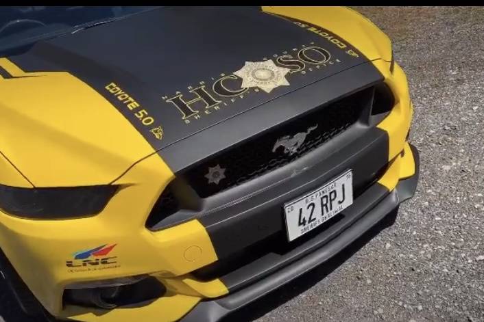 Mustang Police Car !!