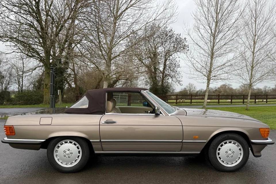 Classic Mercedes for hire