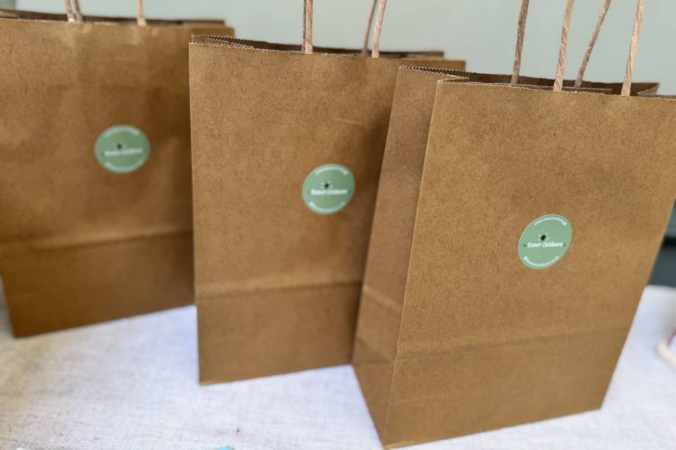 Branded goody bags