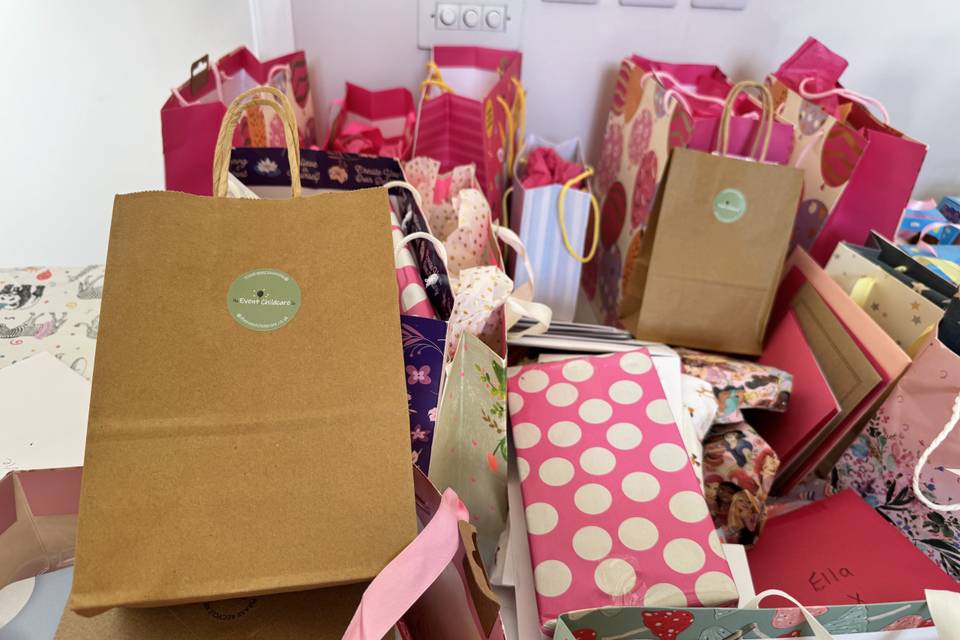 Branded goody bags