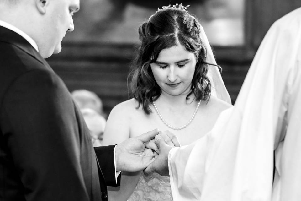 Church wedding Godalming