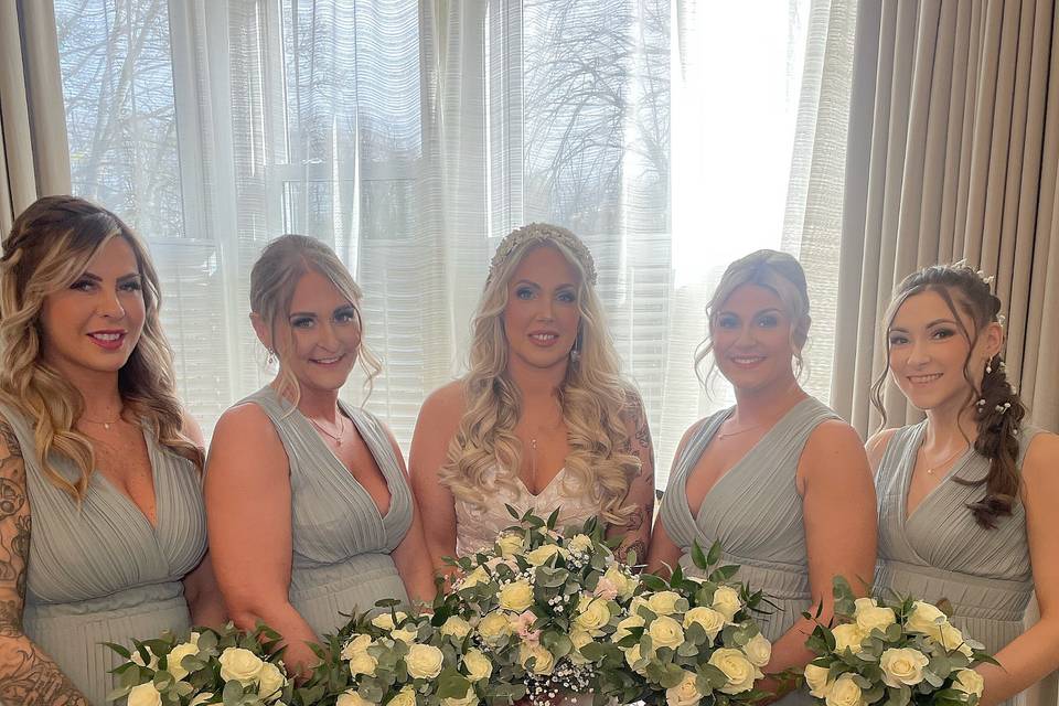 Claire’s bride squad