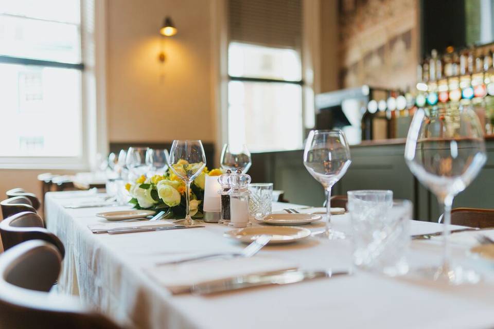 Example Wedding table