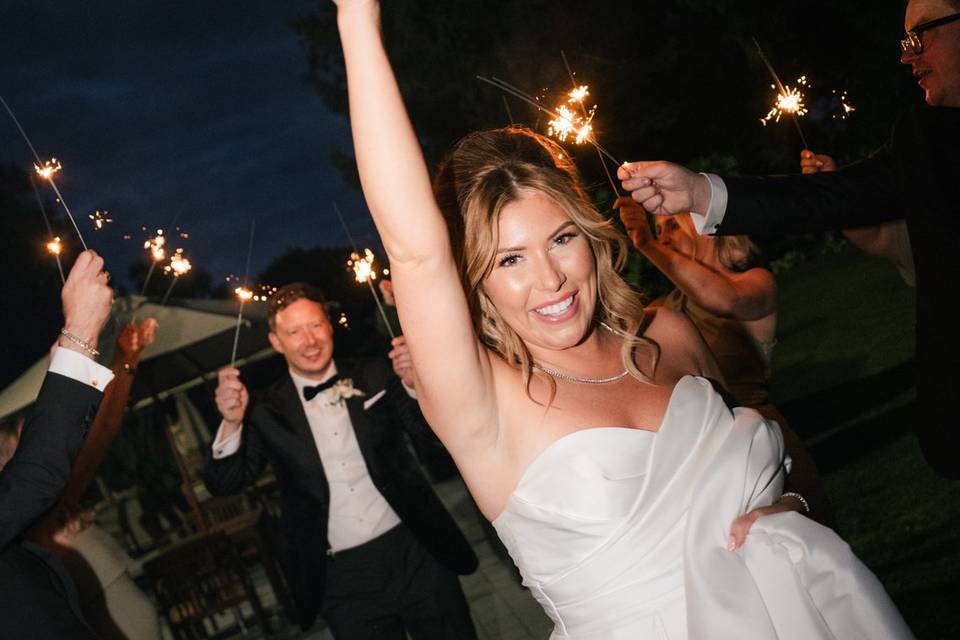 Sparkler celebration