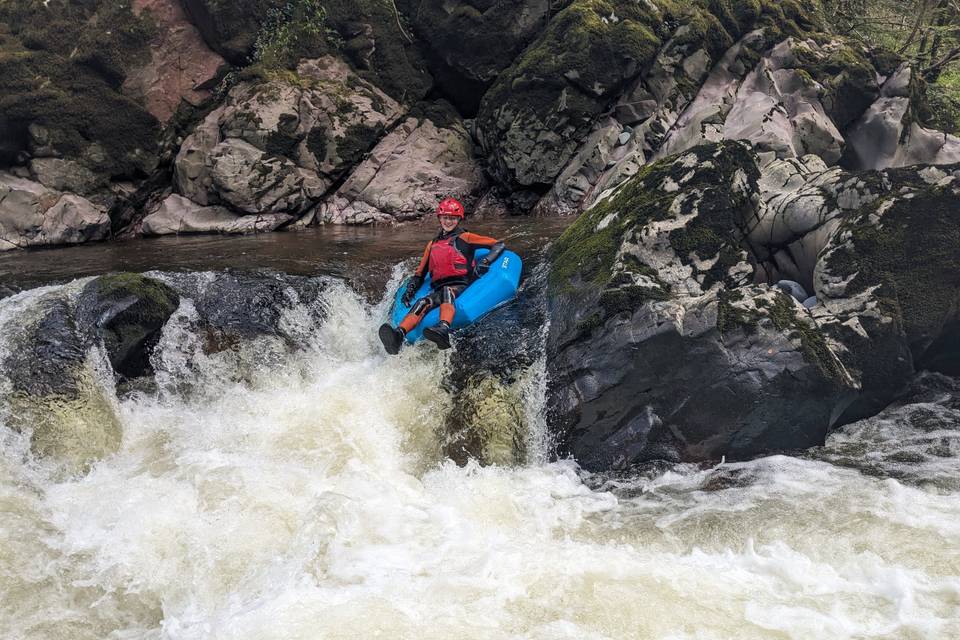 White water tubing