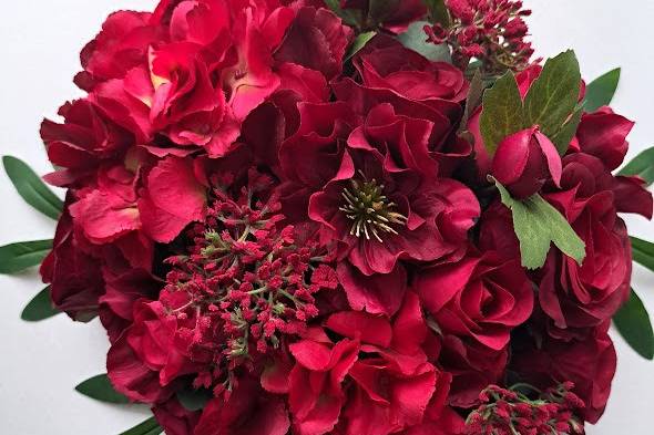 Burgundy Jewel Bridal Bouquet