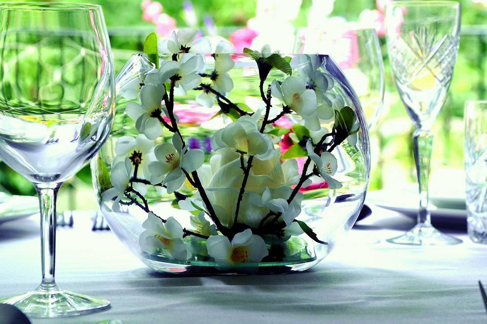 Rose and Blossom Centrepiece