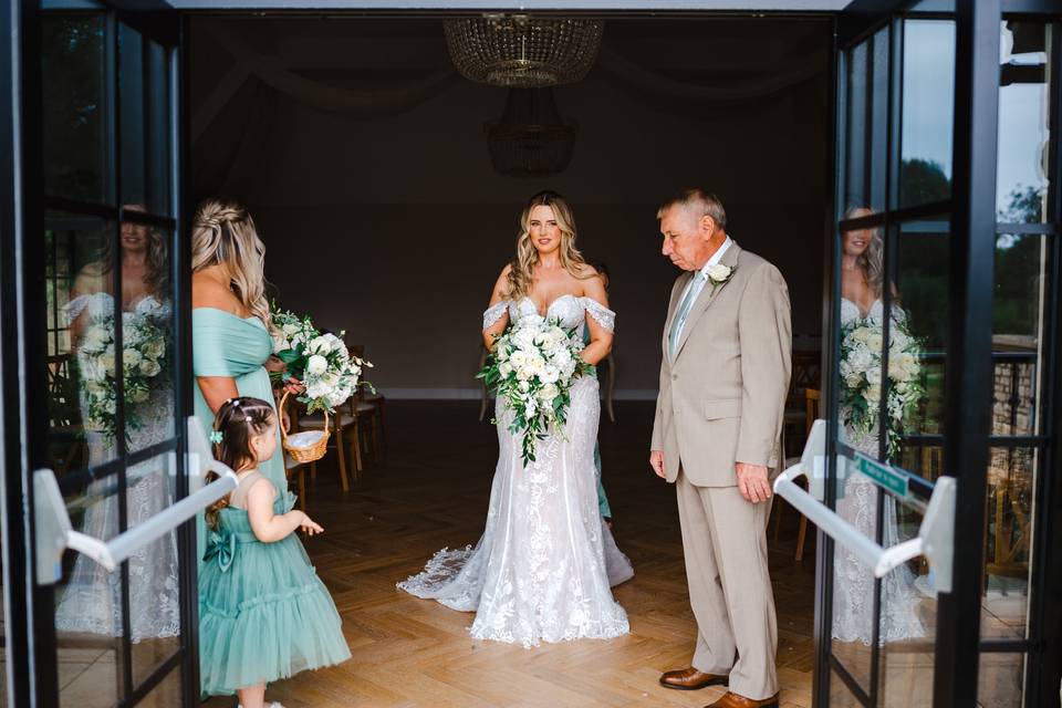 About To Walk Down The Aisle