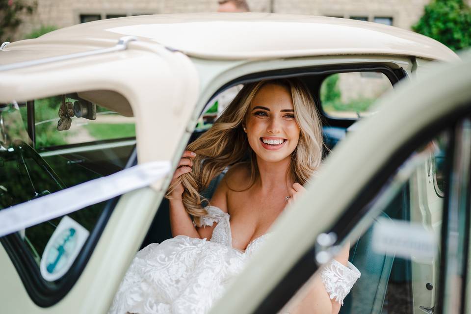 Getting In Your Wedding Car