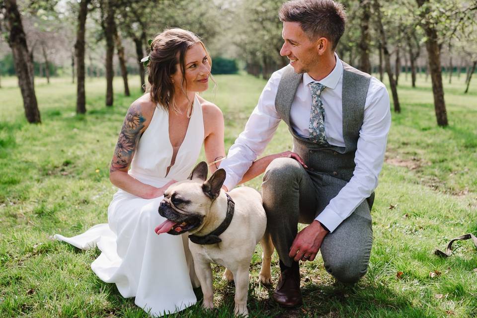 Family Pet Couple Portrait
